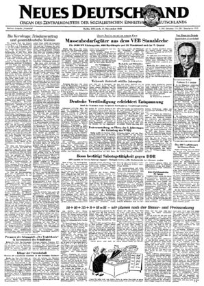 NDArchiv Neues Deutschland vom 11.11.1953