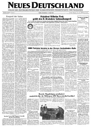 Titelseite vom 15.05.1954