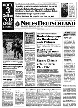 Titelseite vom 27.12.1965