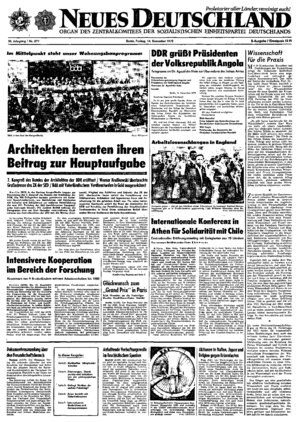 Titelseite vom 14.11.1975